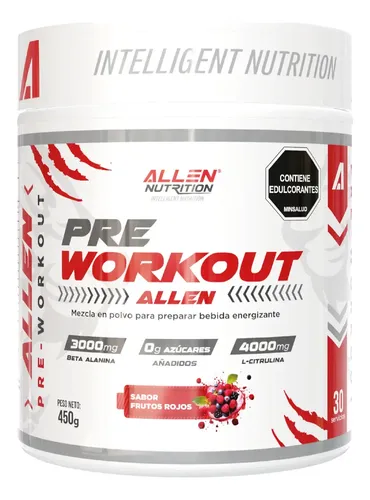 PRE WORKOUT ALLEN ALLEN NUTRITION