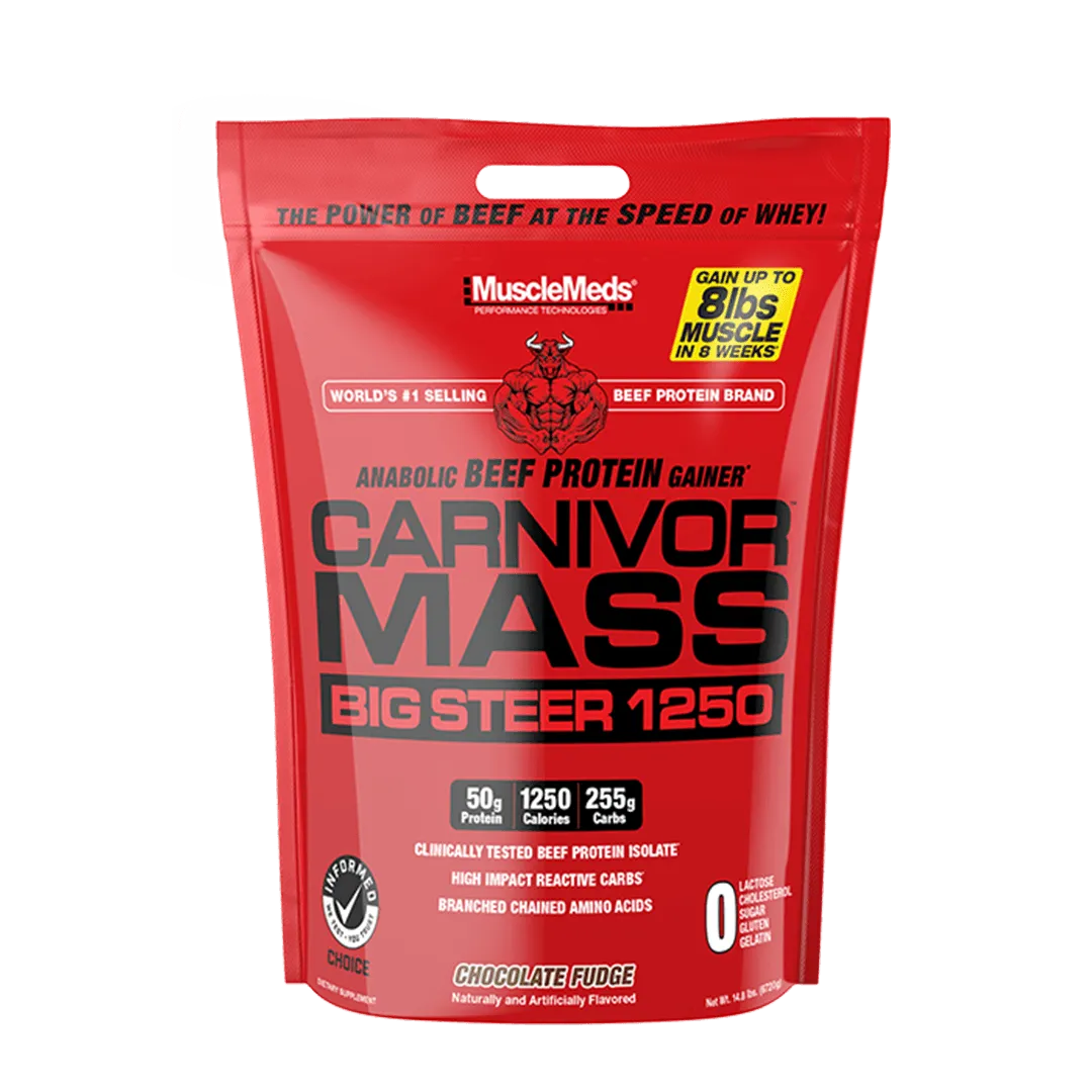 CARNIVOR MASS BIG STEER 15 LB MUSCLEMEDS