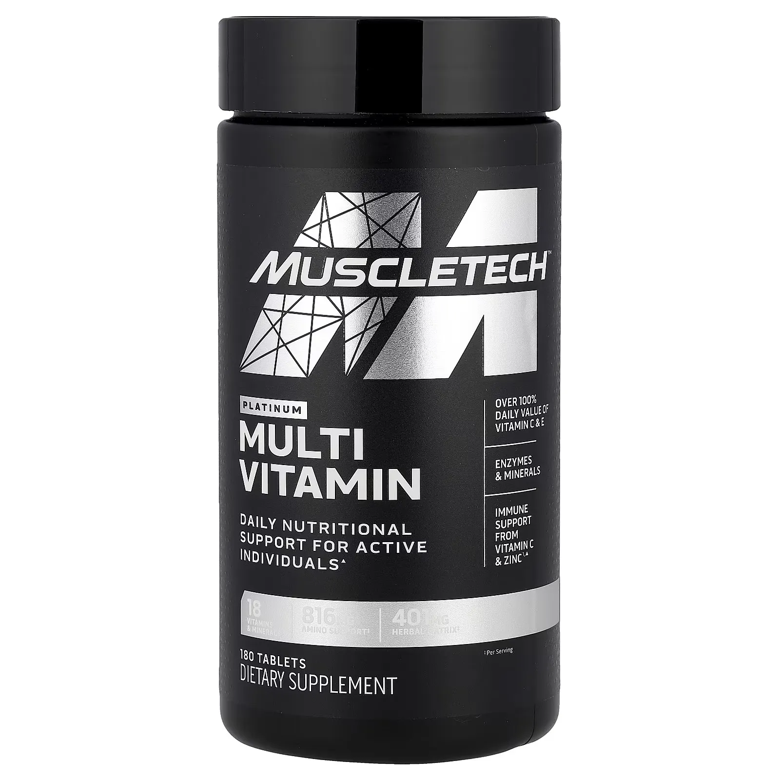 MULTIVITAMÍNICO PLATINUM 180 CAPS MUSCLETECH