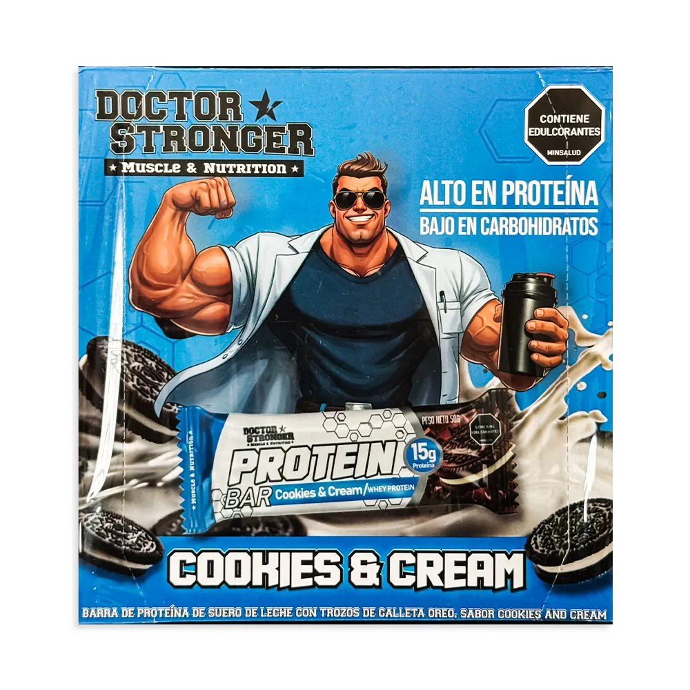PROTEÍNA BAR DR STRONGER (CAJA x12)