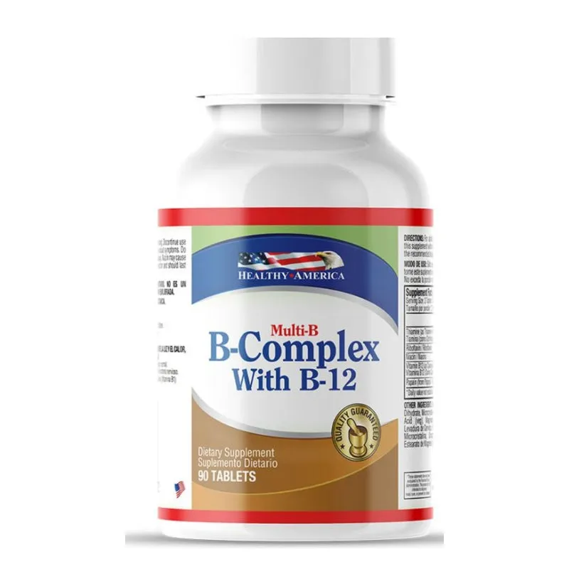 B COMPLEX WITH B12 HEALTHY AMERICA