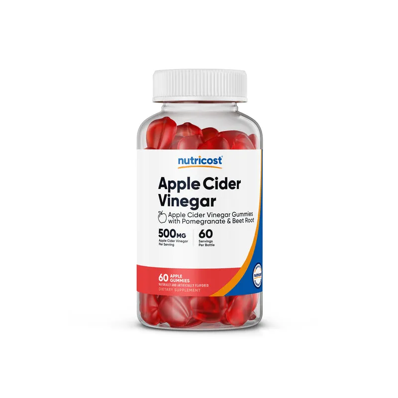 VINAGRE DE MANZANA EN GOMAS NUTRICOST
