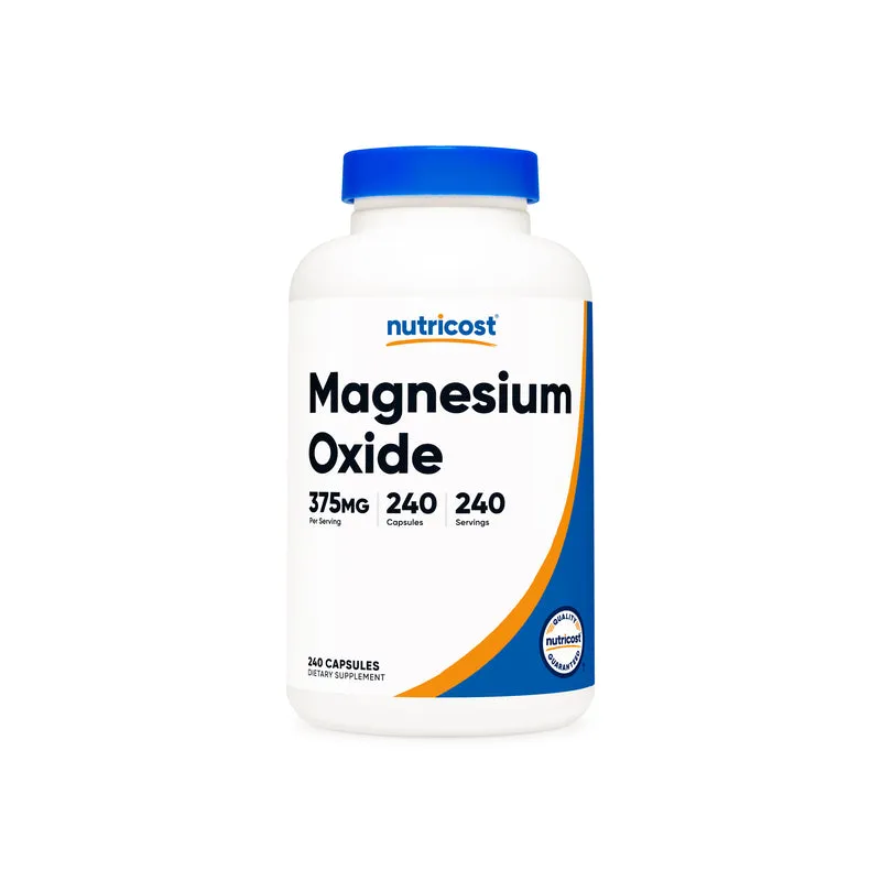 OXIDO DE MAGNESIO 375MG NUTRICOST