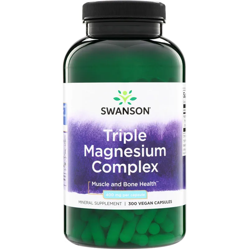 MAGNESIO TRIPLE COMPLEX 400MG SWANSON